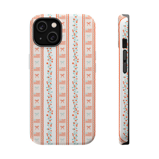 Bows & Stripes Forever Magnetic Phone Case
