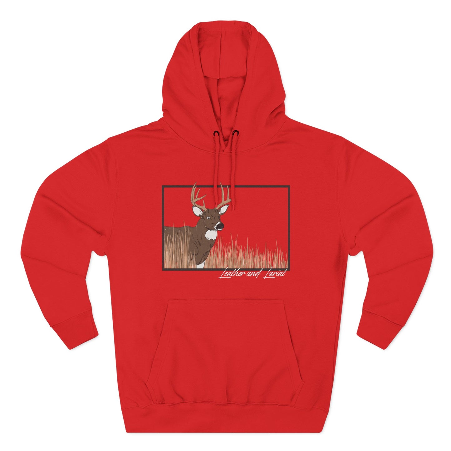 Deer Scene Hoodie Graphic Pullover