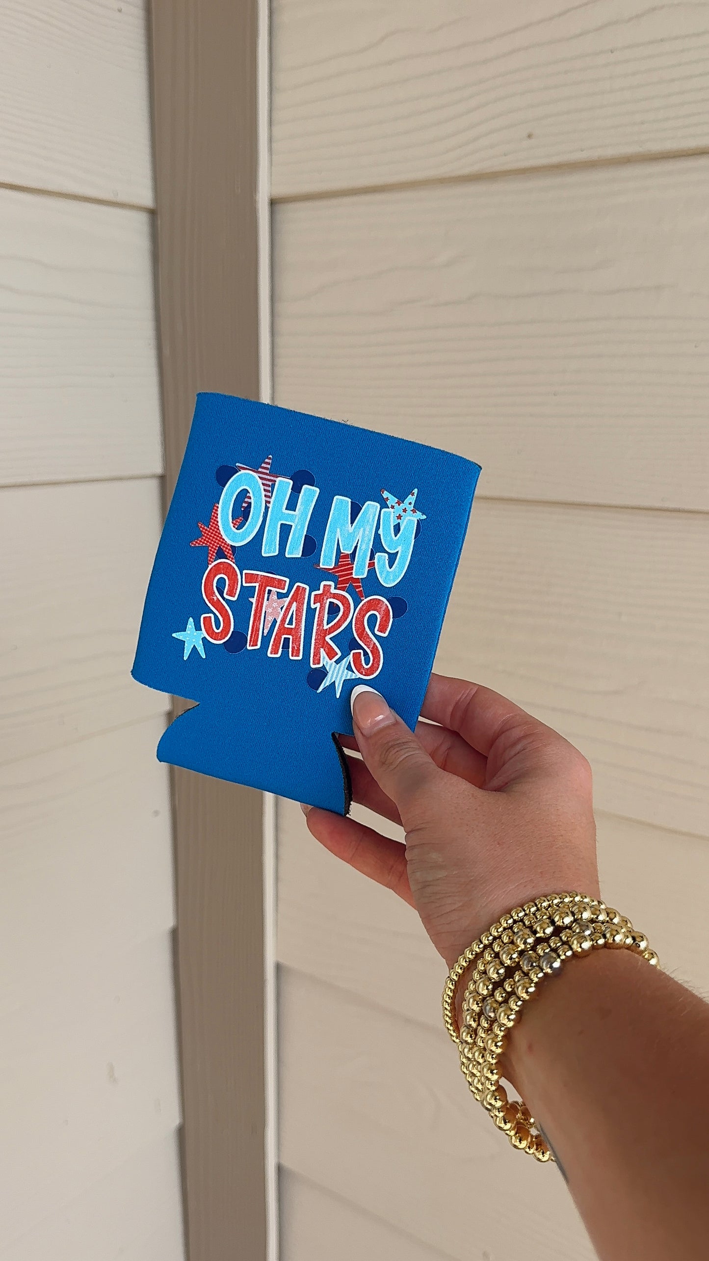 OH MY STARS CAN KOOZIE