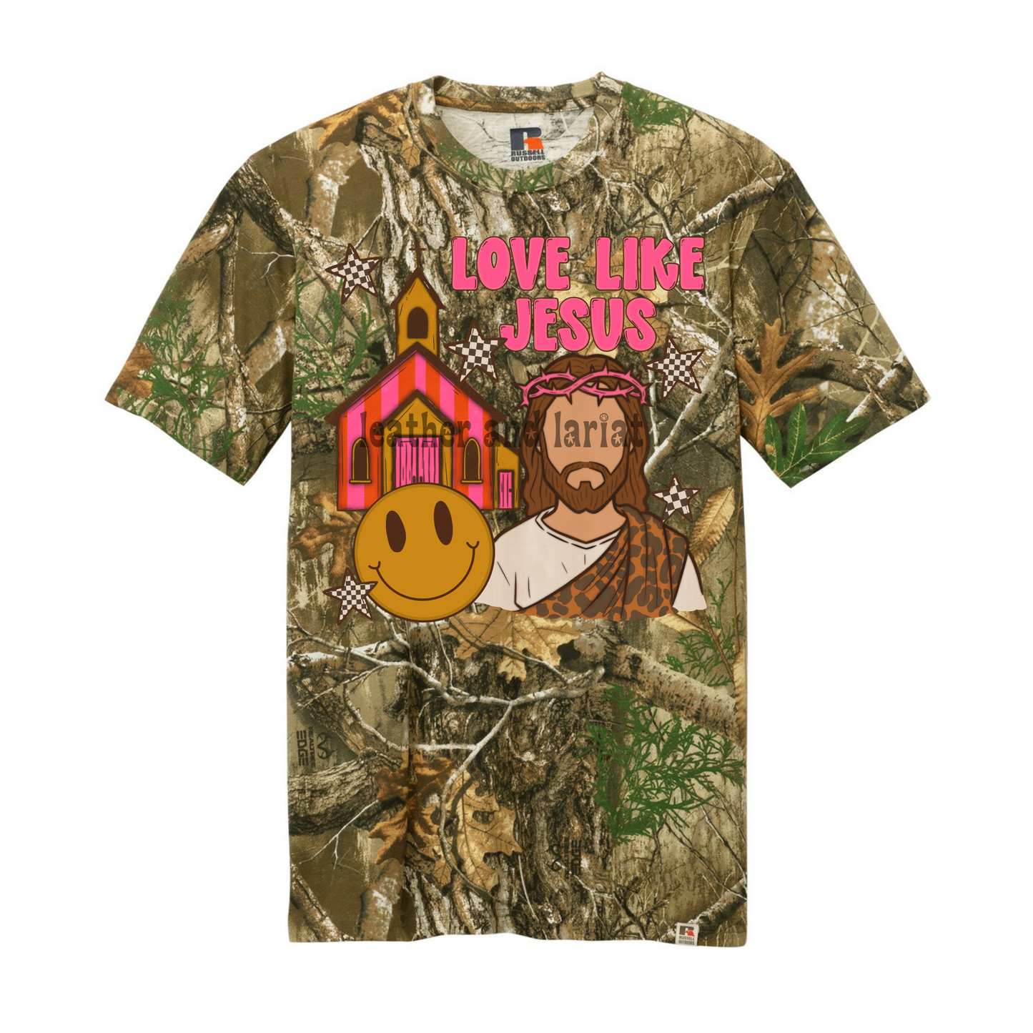 LOVE LIKE JESUS CAMO TEE