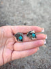 Western Ace Card Turquoise Earring Set