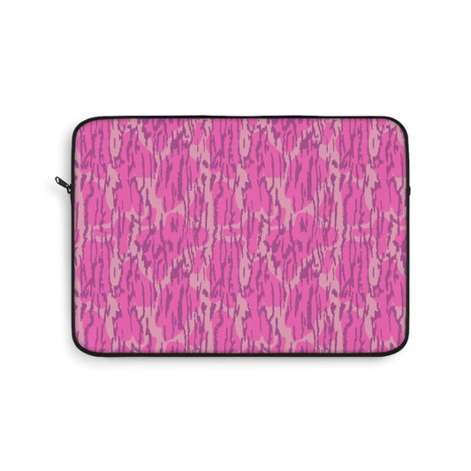Pink Camo Laptop Sleeve | Polyester Tech Case