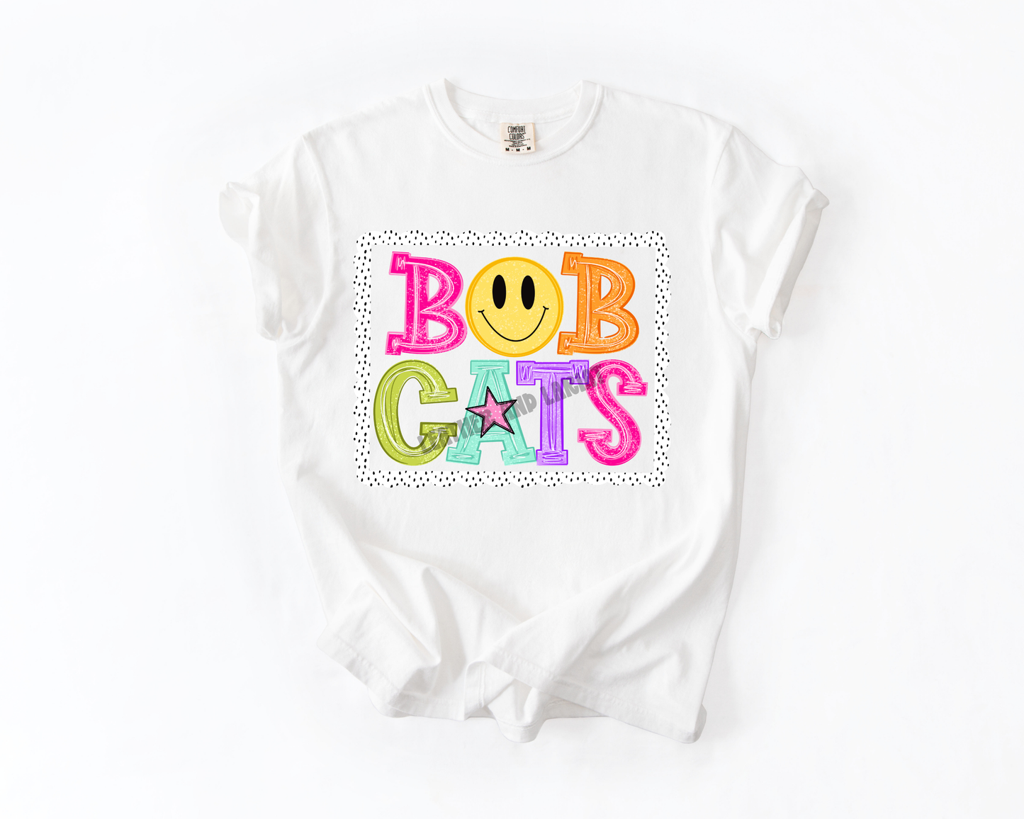PREPPY BOBCATS GAME DAY COMFORT COLORS TEE