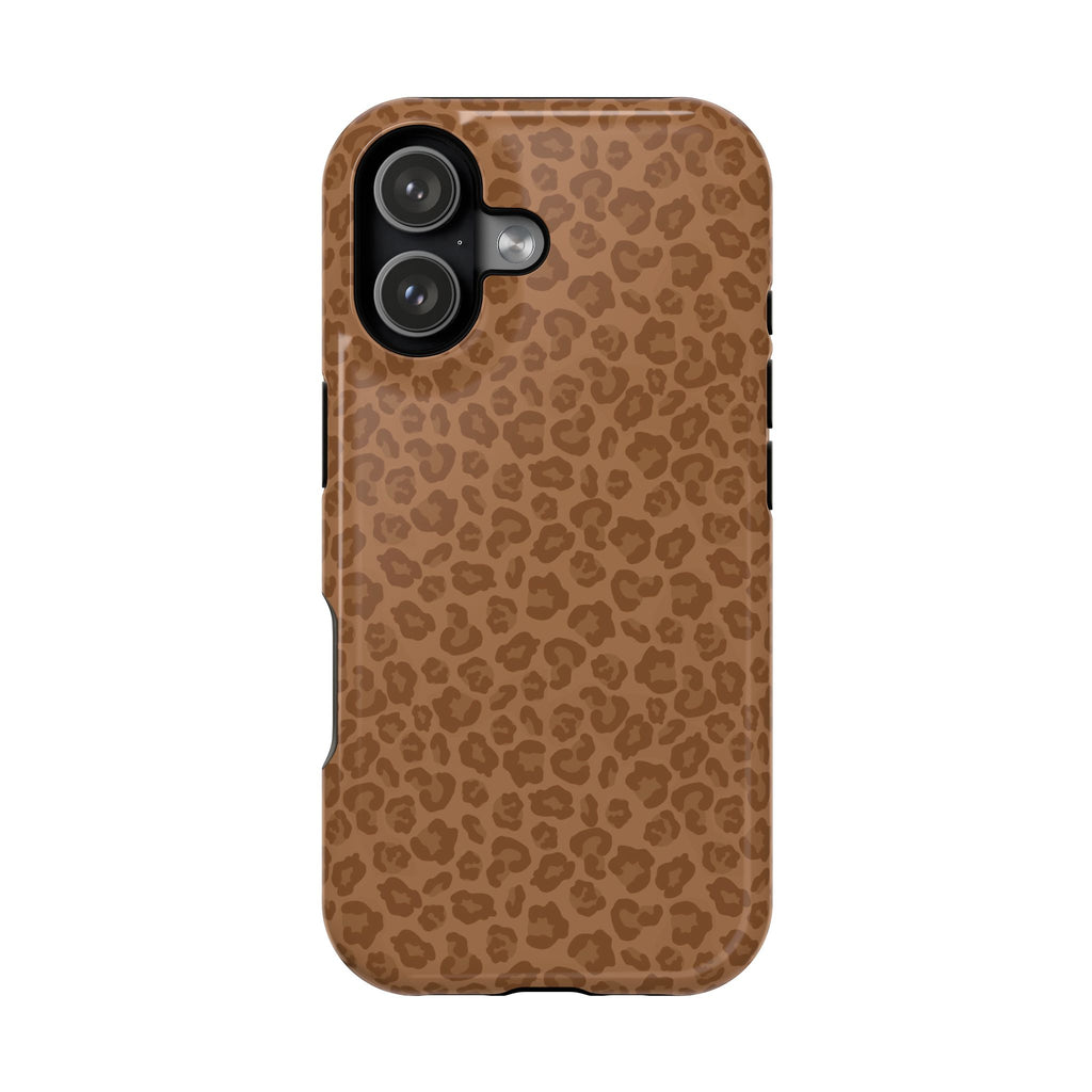 Leopard Print Magnetic Impact-Resistant Phone Case