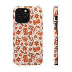 Autumn Coffee Pattern Magnetic Impact-Resistant Phone Case
