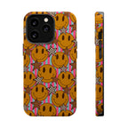 Retro Smiley Pattern Magnetic Impact-Resistant Case