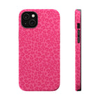 Pink Leopard Magnetic Impact-Resistant Phone Case
