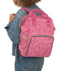 Pink Camo Multifunctional Diaper Backpack