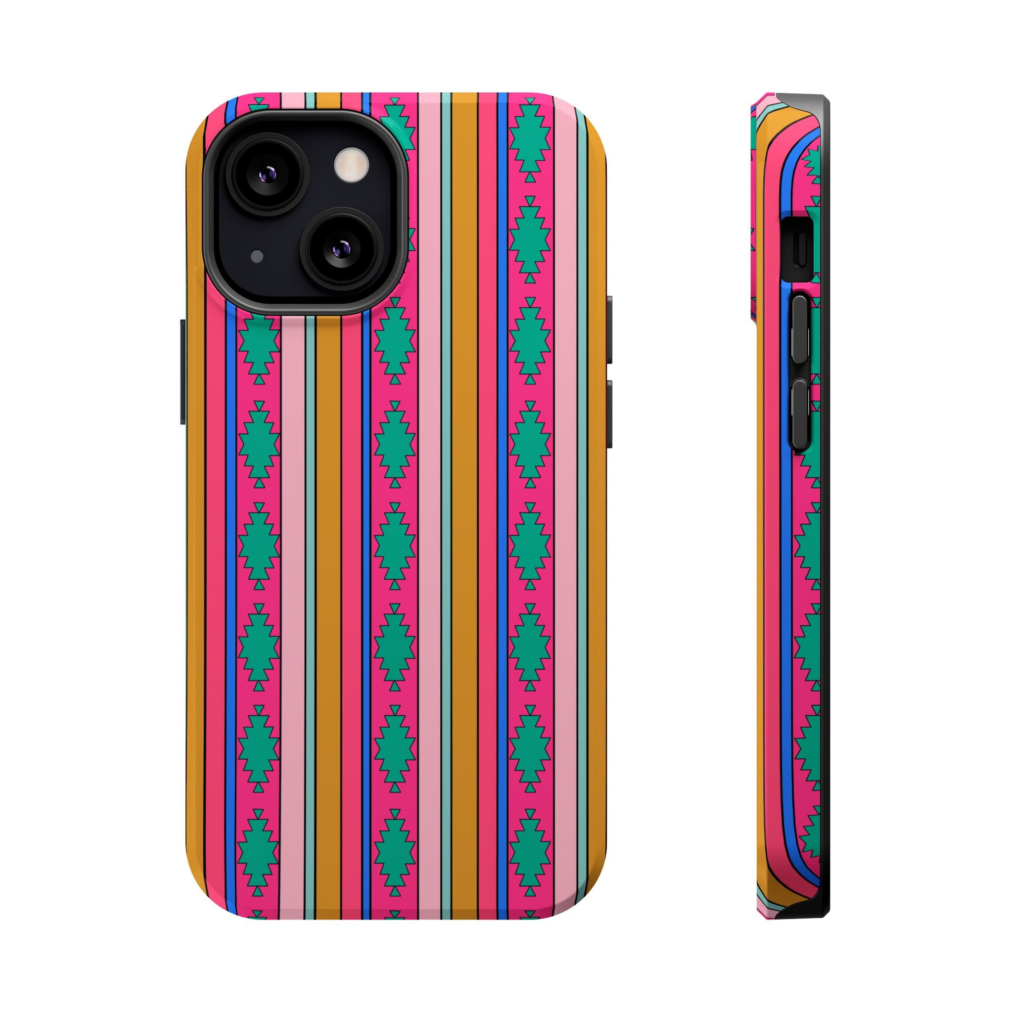 90’s western inspired Stripe Magnetic Impact Phone Case