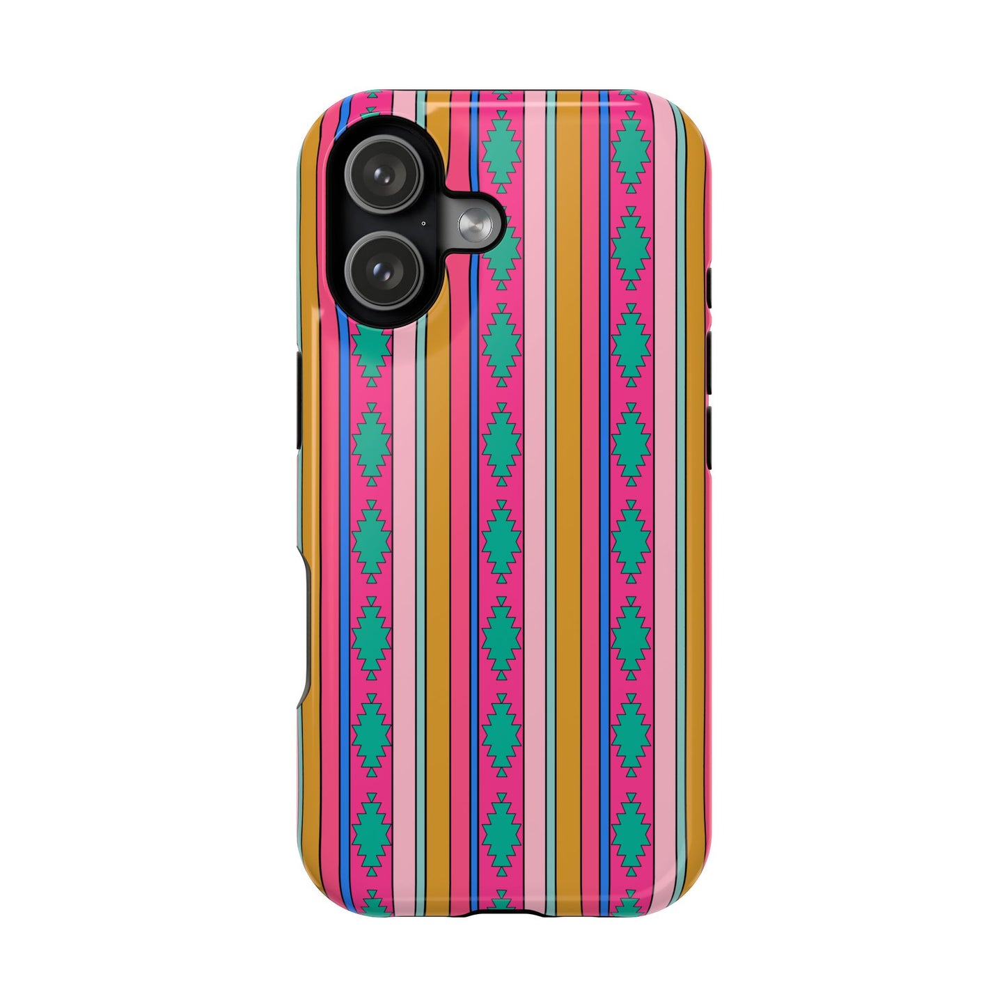 90’s western inspired Stripe Magnetic Impact Phone Case