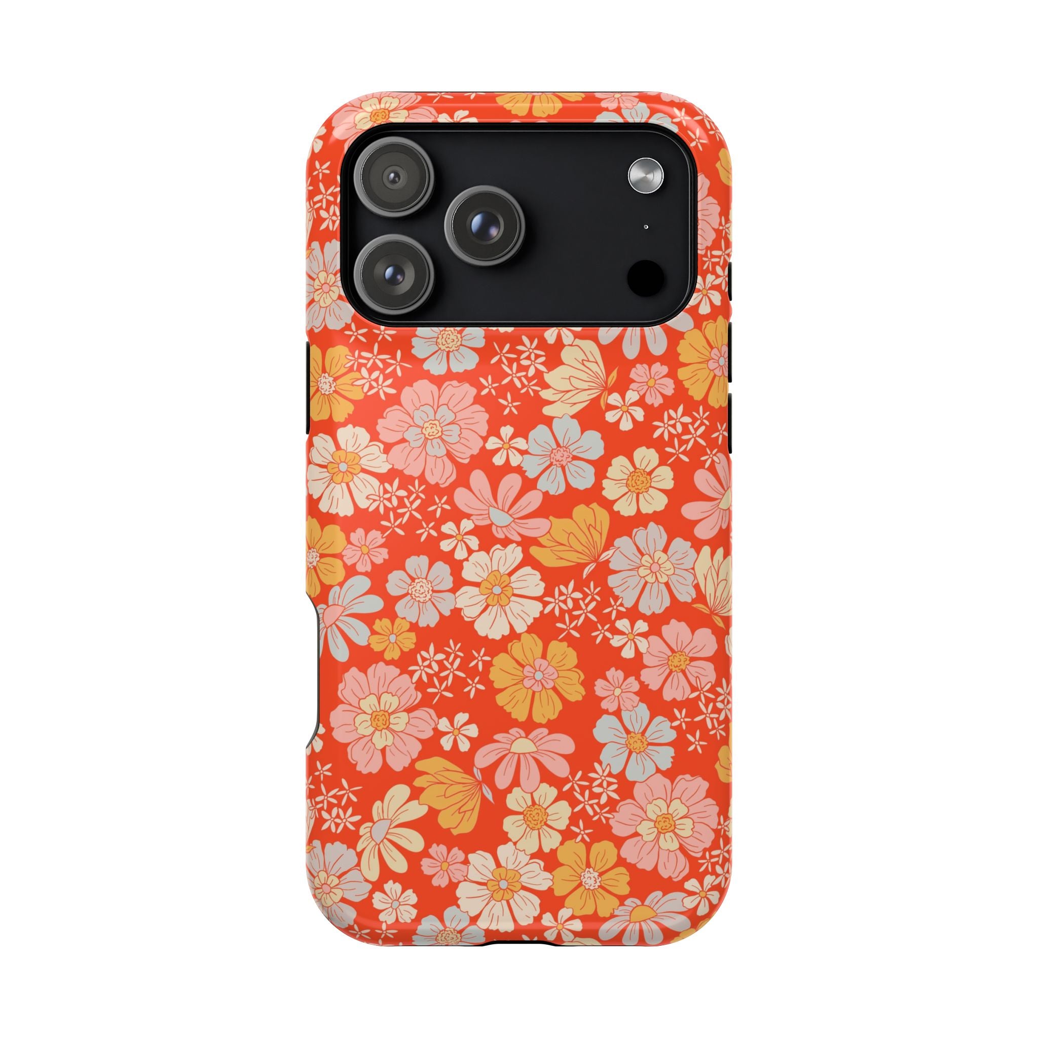 Dainty Retro Summer Floral Magnetic Phone Case