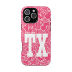 Pink Camo Shes From Texas Magnetic Impact-Resistant Phone Case