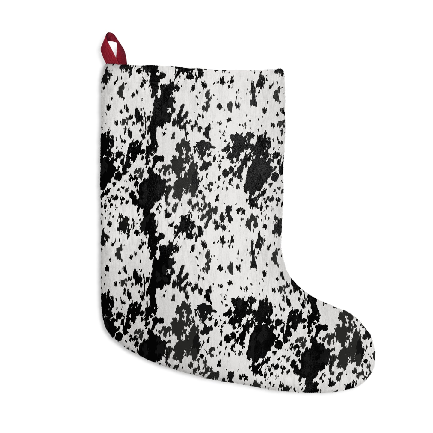 PRINTED Cowhide Christmas Stockings