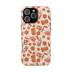 Autumn Coffee Pattern Magnetic Impact-Resistant Phone Case