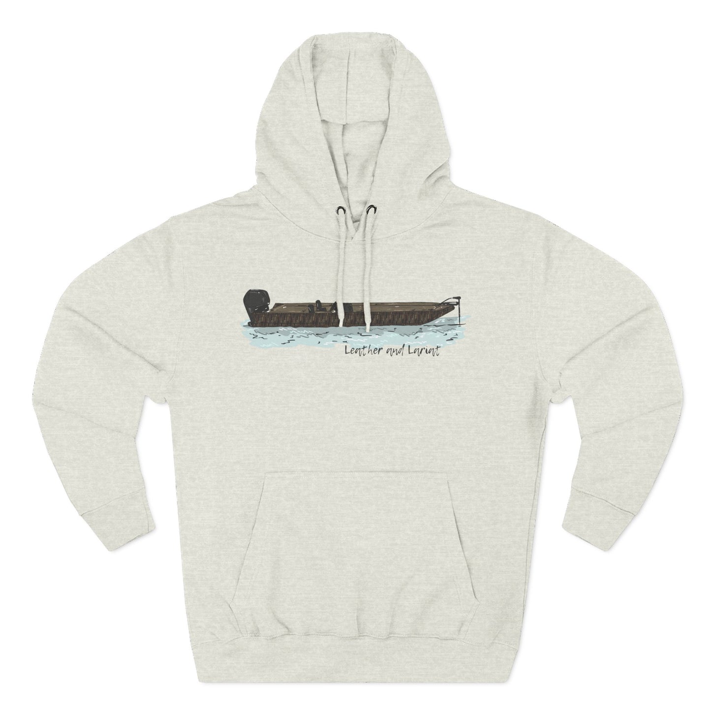 Waterfowl Boat Hoodie Graphic Pullover
