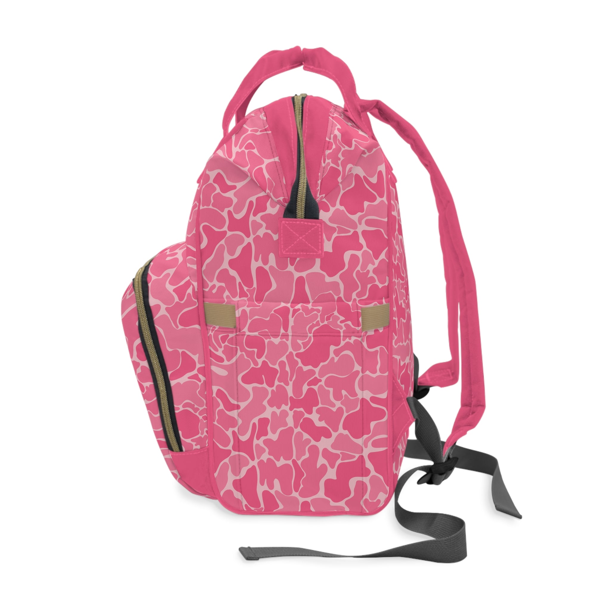 Pink Camo Multifunctional Diaper Backpack
