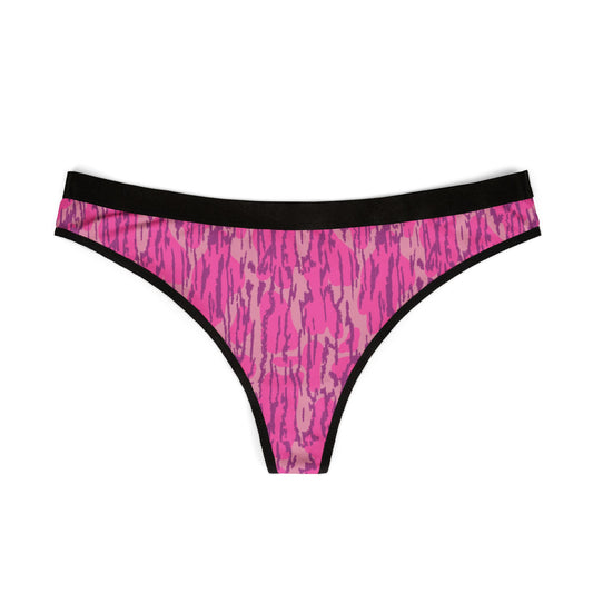 Pink Bottomland Camo Thong
