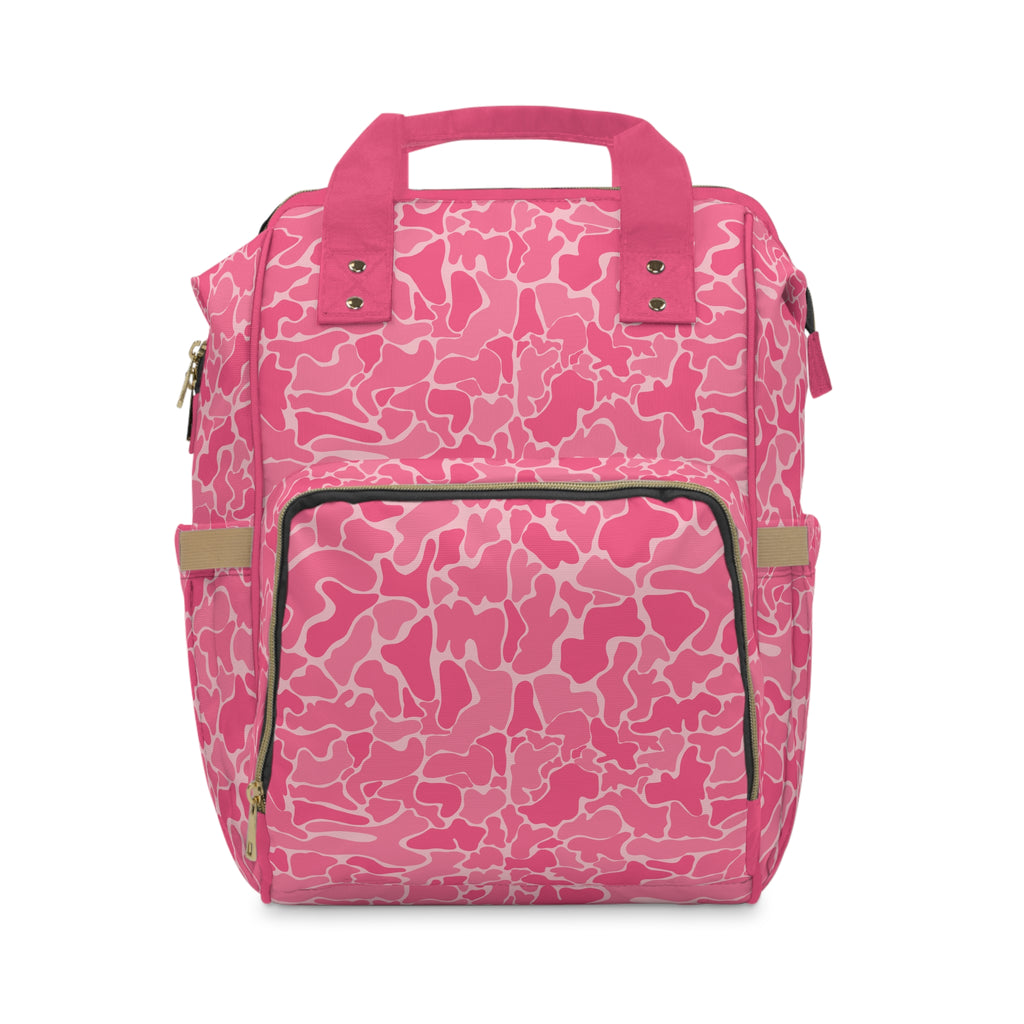Pink Camo Multifunctional Diaper Backpack