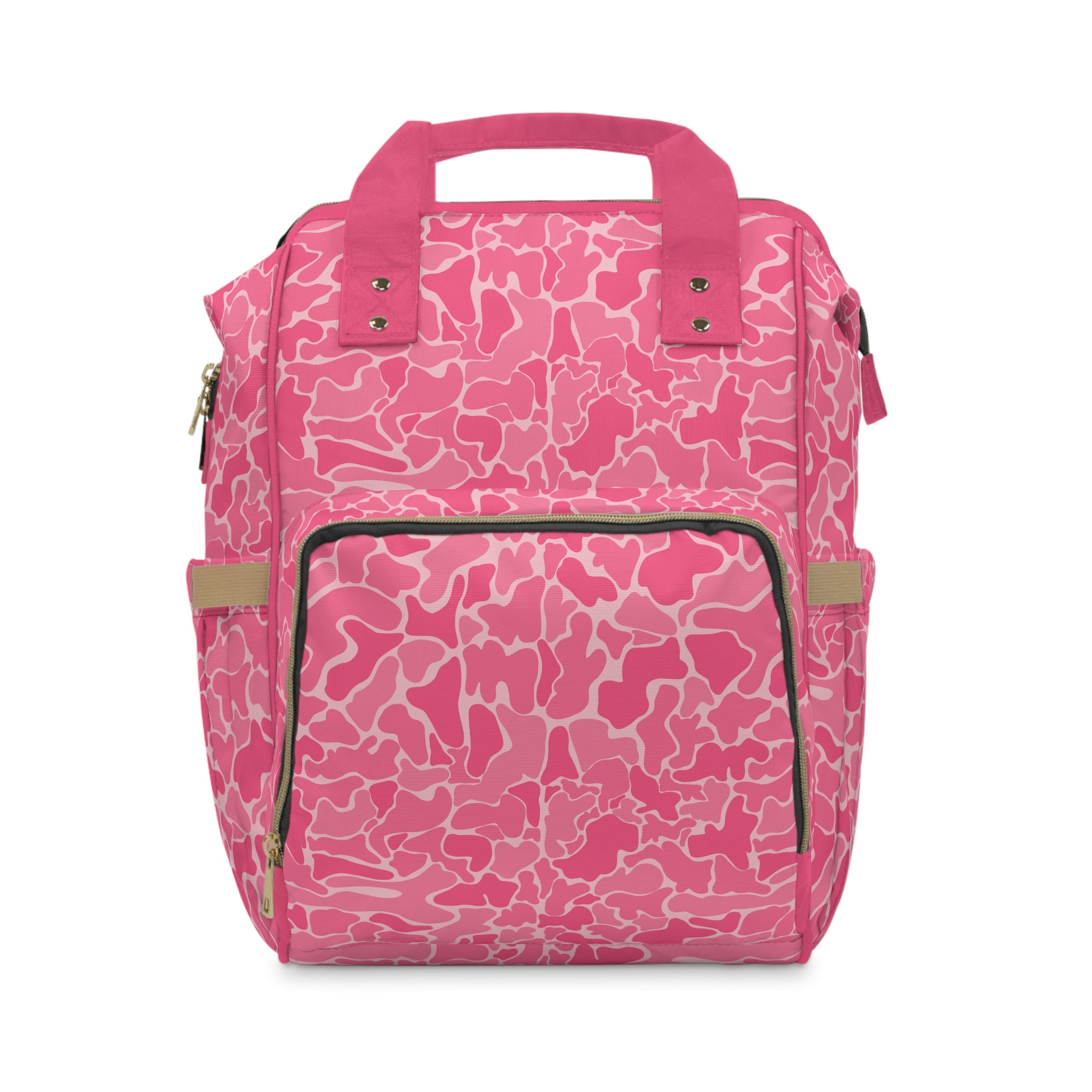 Pink Camo Multifunctional Diaper Backpack
