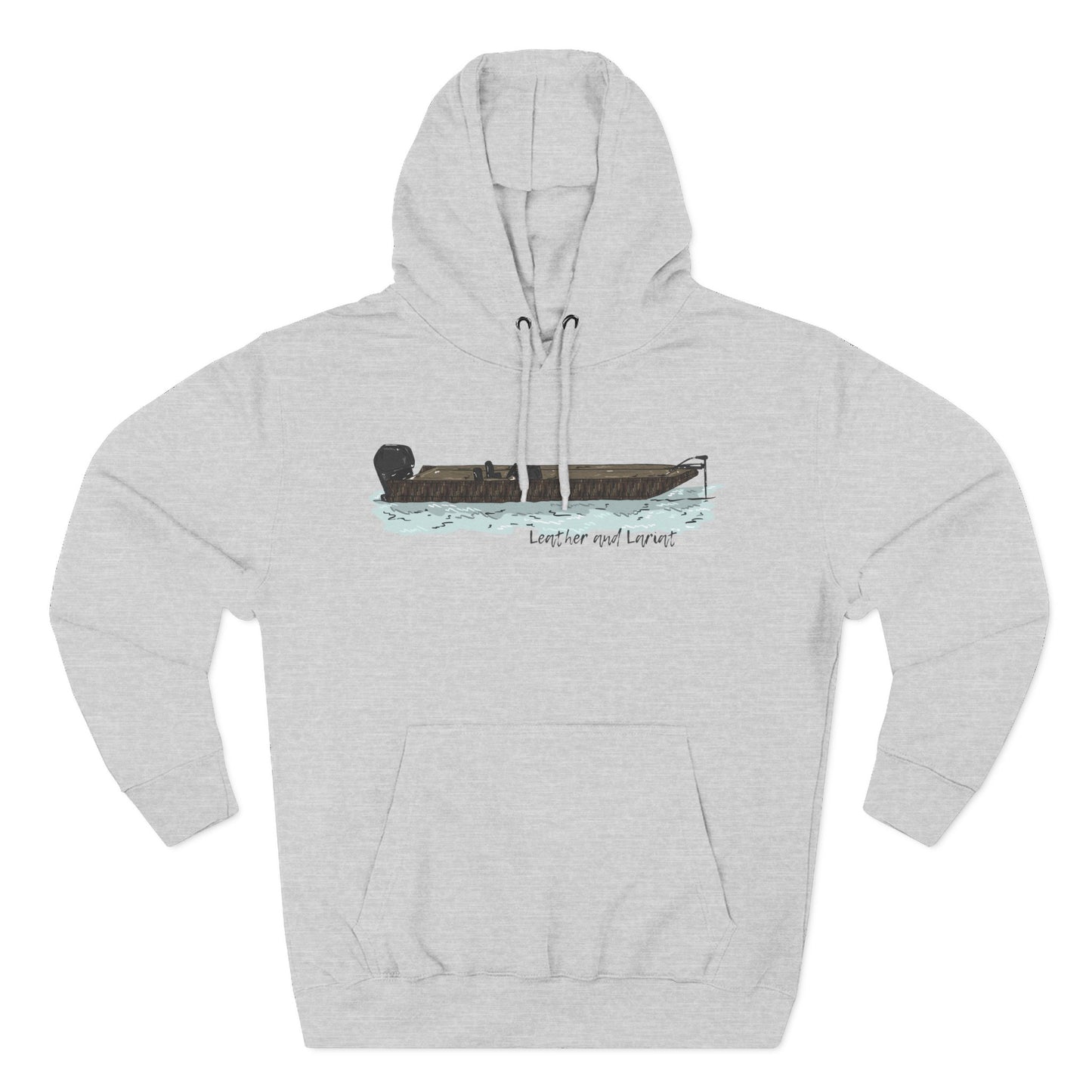 Waterfowl Boat Hoodie Graphic Pullover