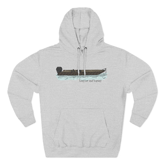 Waterfowl Boat Hoodie Graphic Pullover