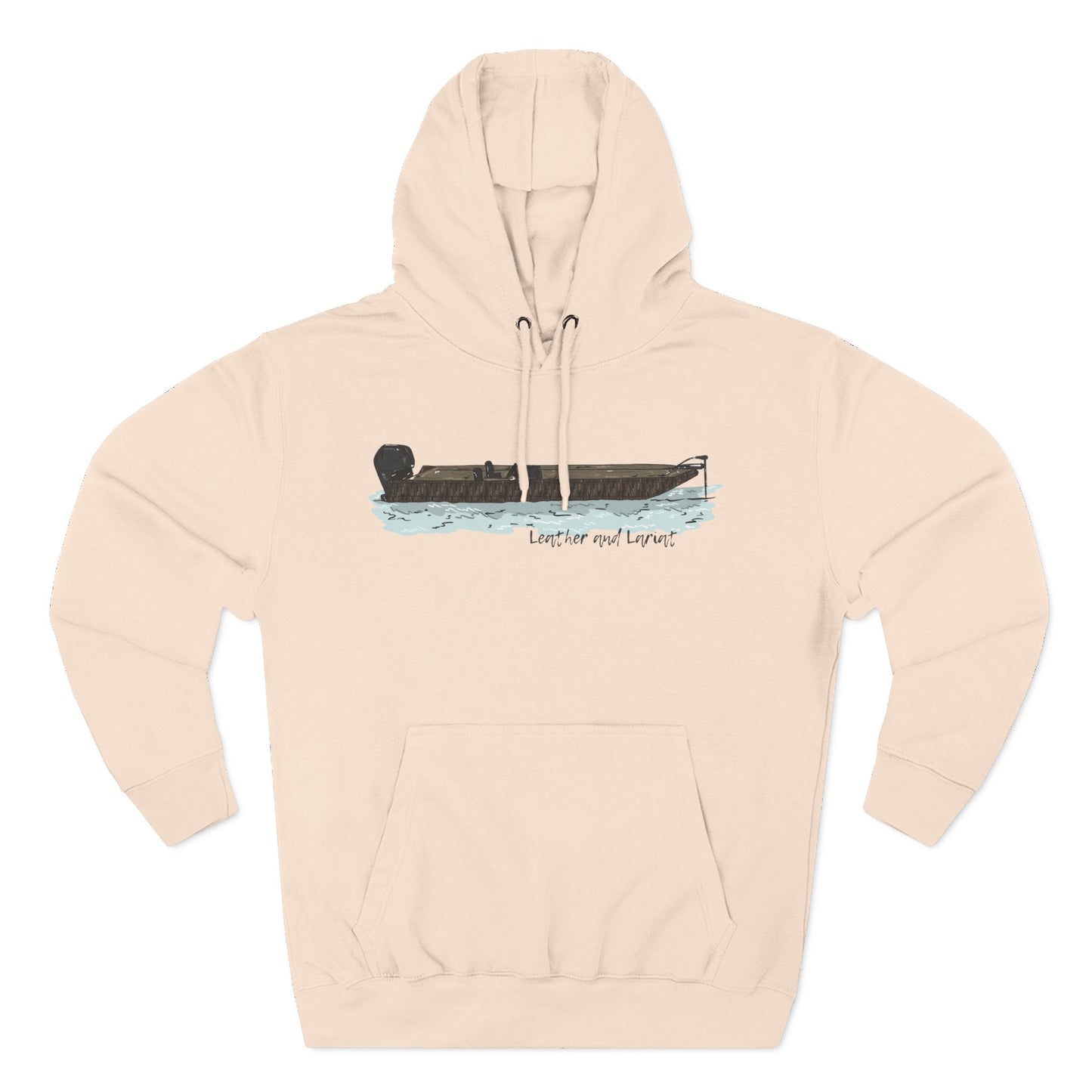 Waterfowl Boat Hoodie Graphic Pullover