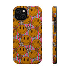 Retro Smiley Pattern Magnetic Impact-Resistant Case