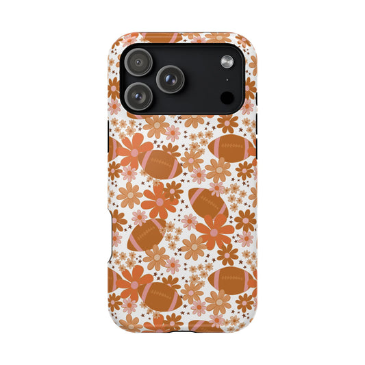 Football Floral Magnetic Impact-Resistant Phone Case