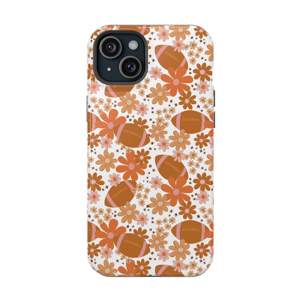 Football Floral Magnetic Impact-Resistant Phone Case