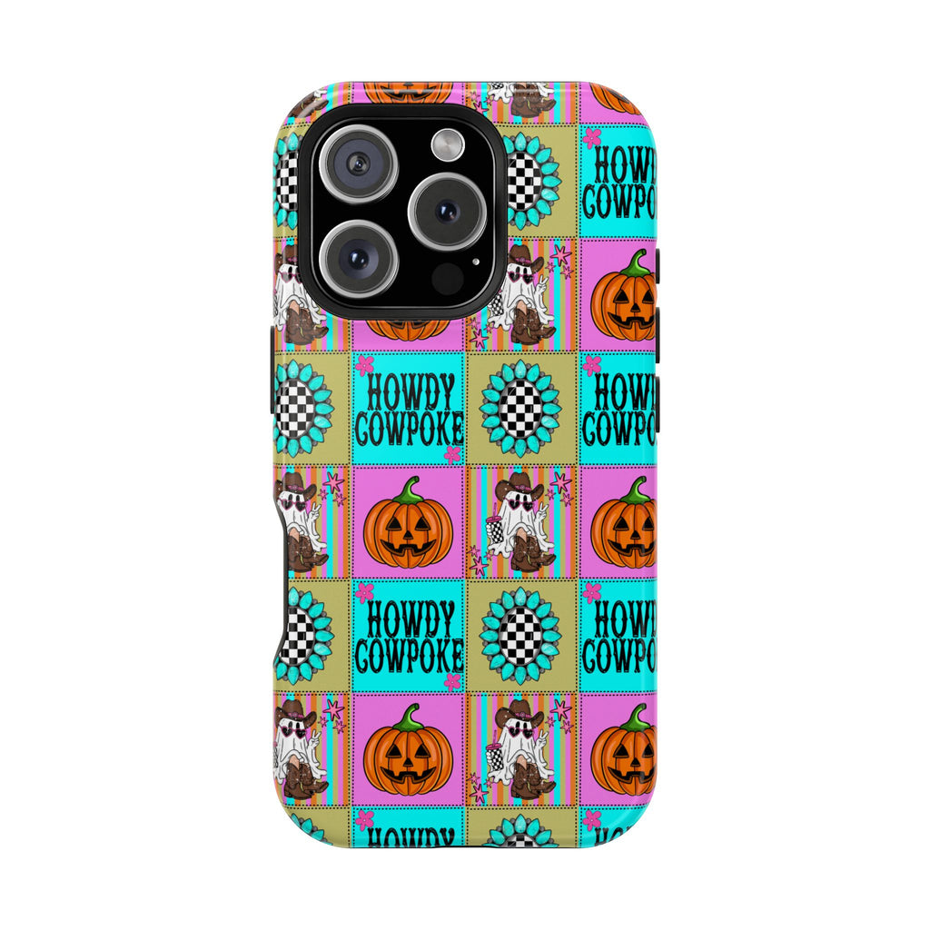 Howdy Cowpoke Halloween Magnetic Impact Phone Case