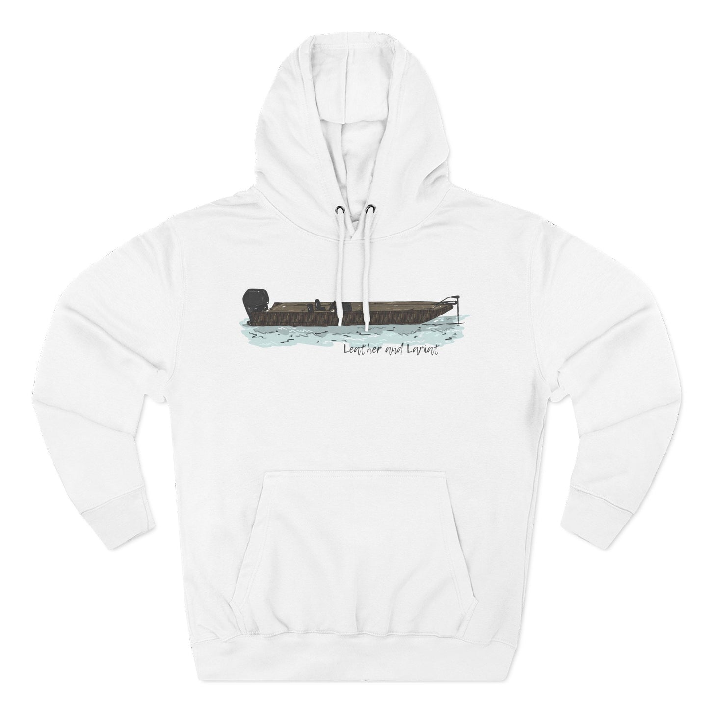 Waterfowl Boat Hoodie Graphic Pullover
