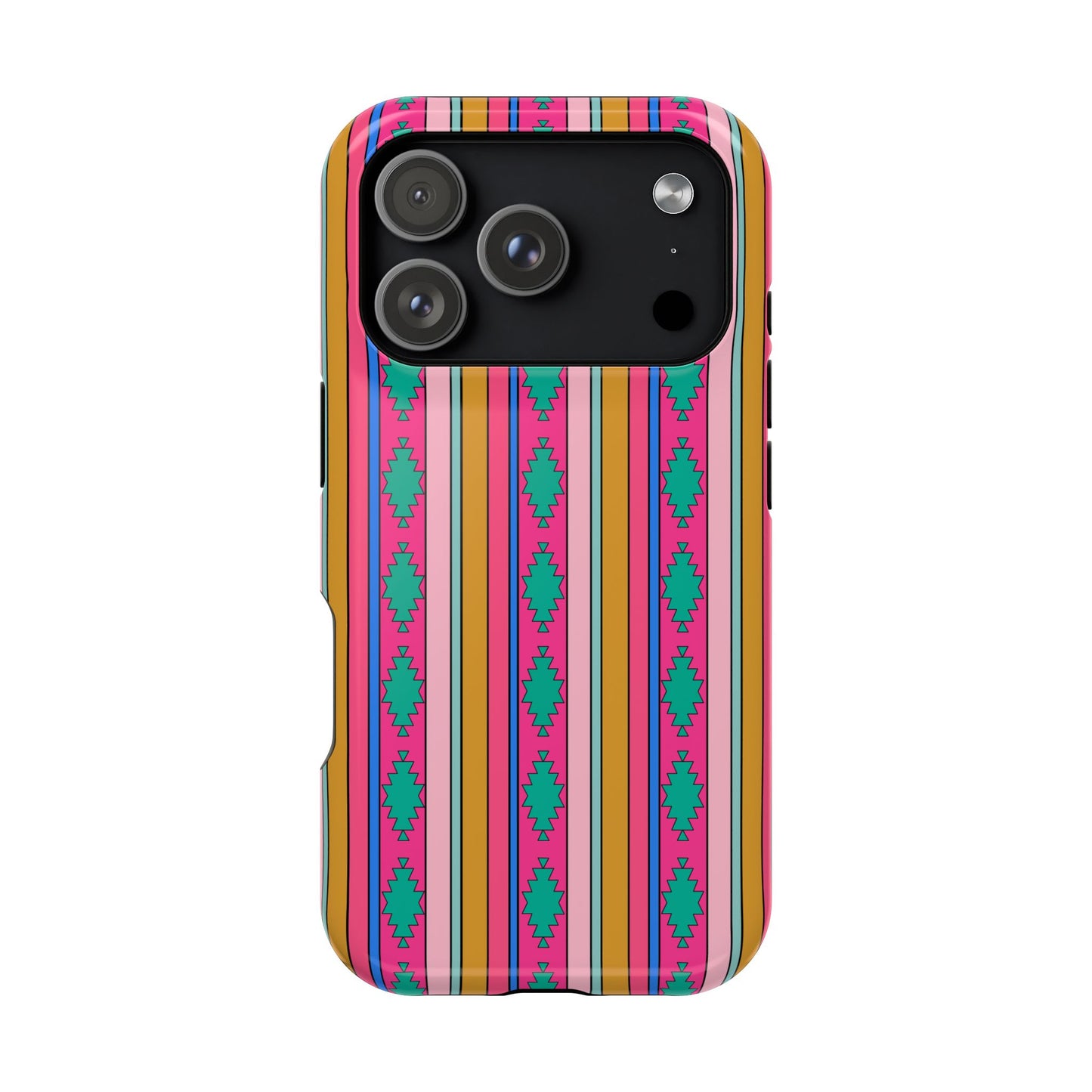 90’s western inspired Stripe Magnetic Impact Phone Case