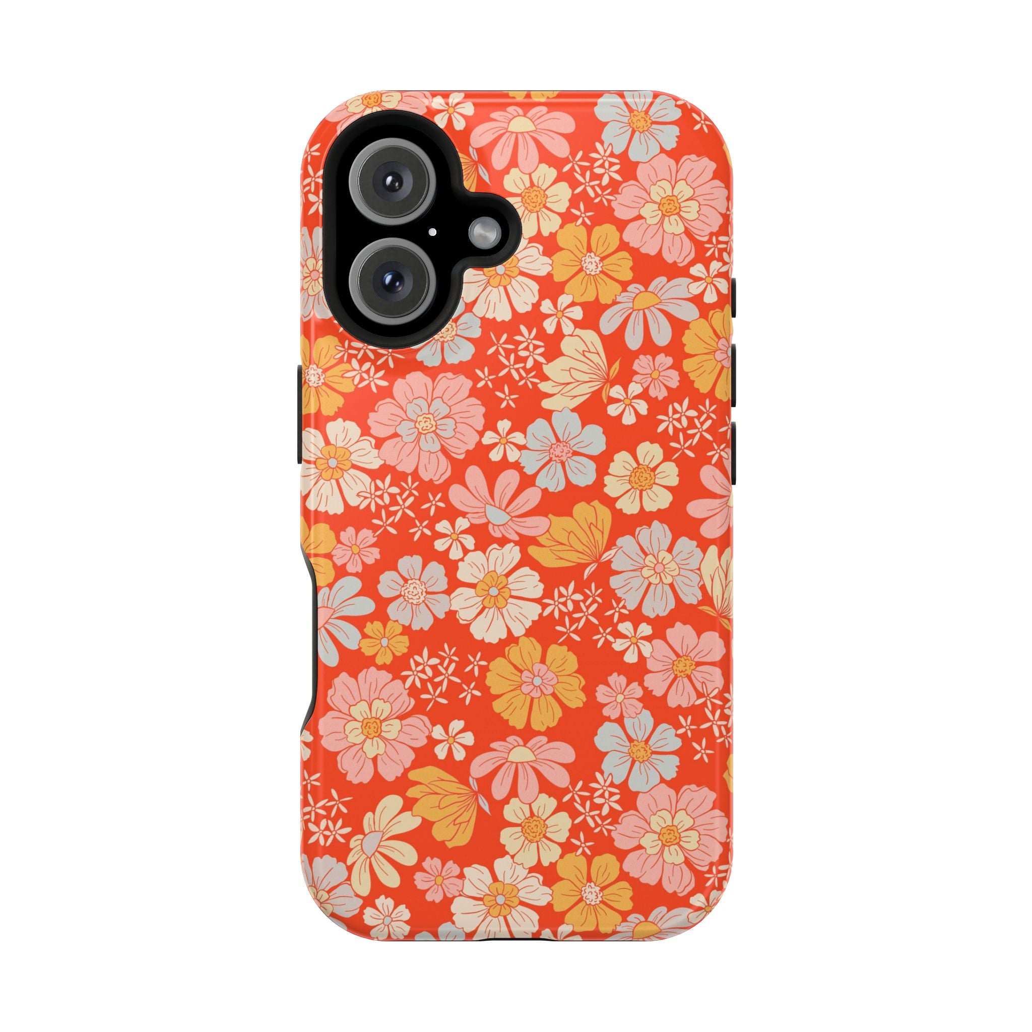 Dainty Retro Summer Floral Magnetic Phone Case