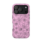Pink Spiderweb Magnetic Impact Phone Case