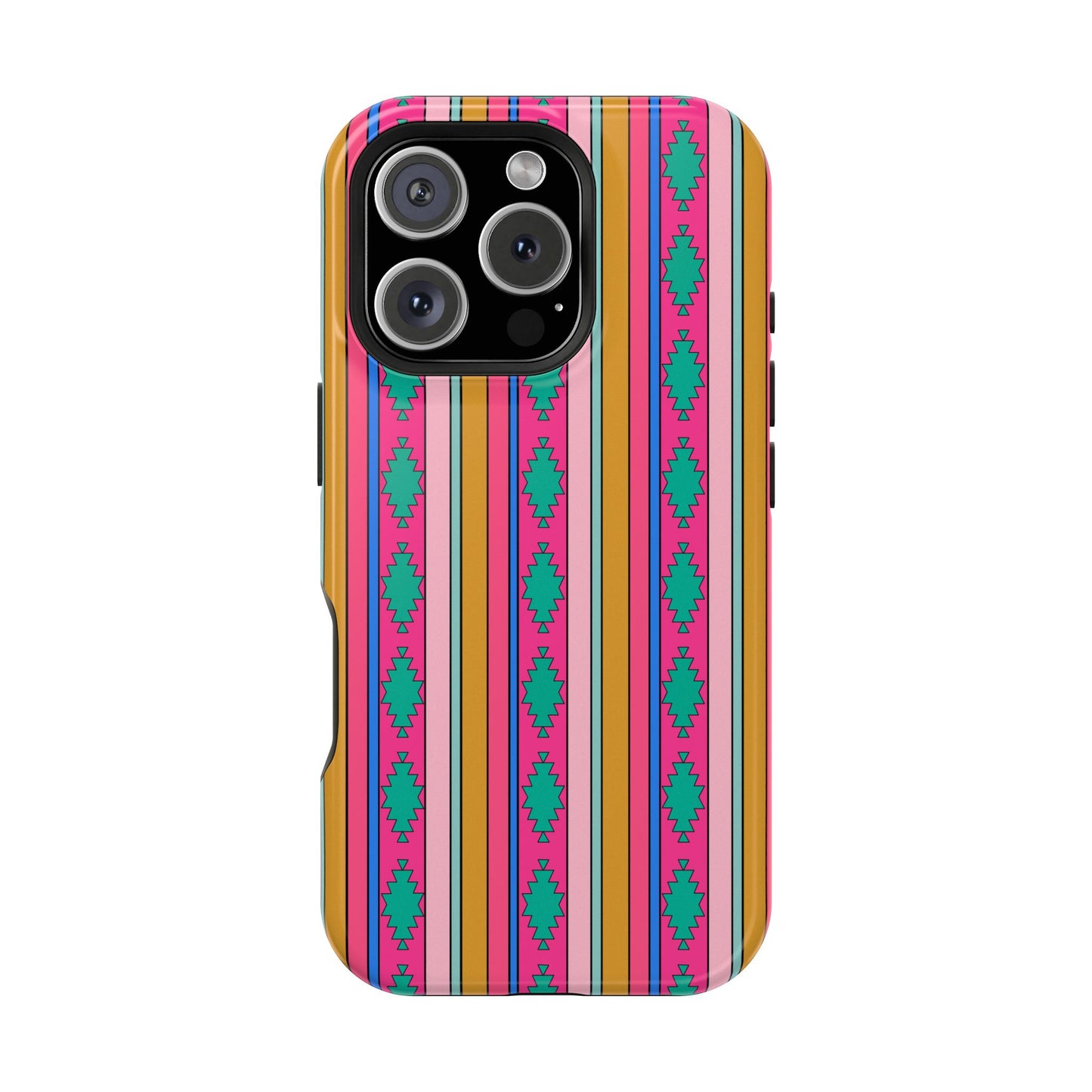 90’s western inspired Stripe Magnetic Impact Phone Case