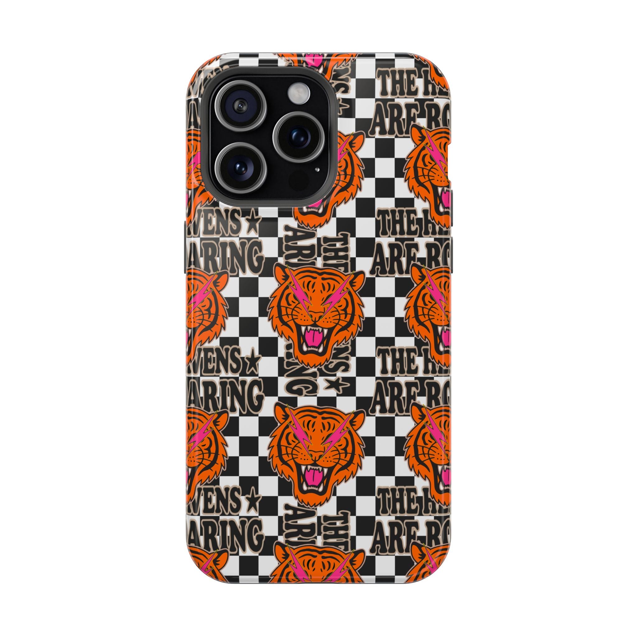 The Heavens Are Roaring Checker Magnetic Impact-Resistant Phone Case