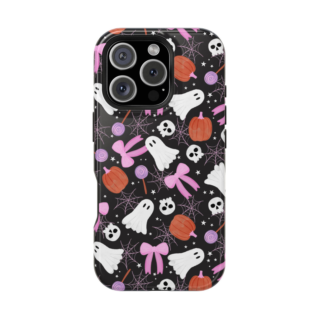 Halloween Ghosts & Pumpkins Magnetic Impact Phone Case