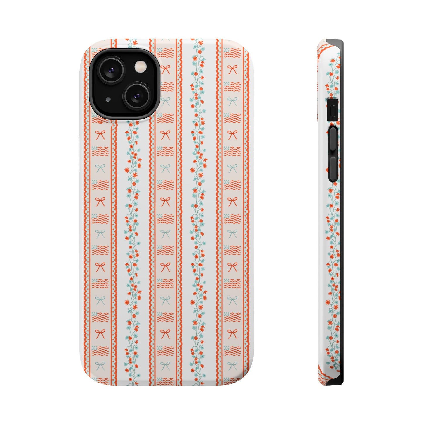 Bows & Stripes Forever Magnetic Phone Case