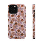 Halloween Pumpkin Floral Magnetic Impact Phone Case