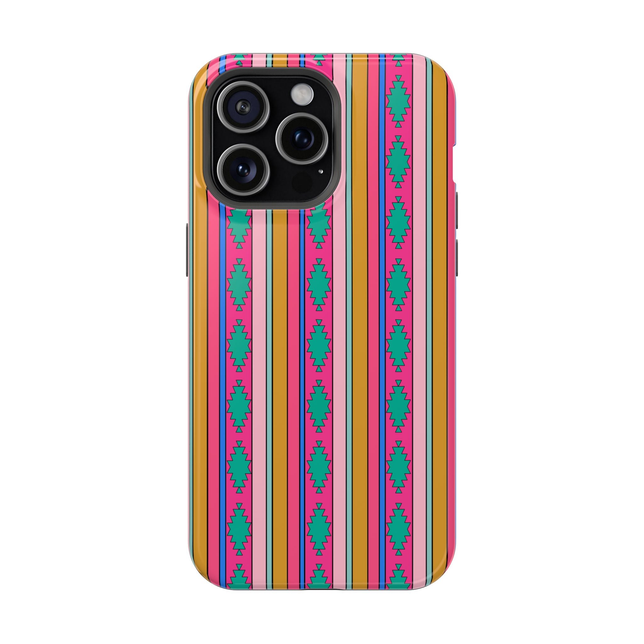 90’s western inspired Stripe Magnetic Impact Phone Case
