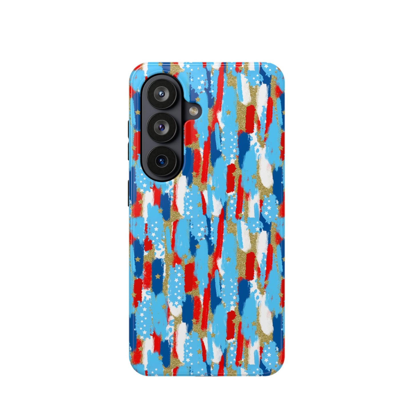 Patriotic Brushstroke Magnetic Impact-Resistant Phone Case
