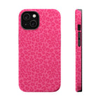 Pink Leopard Magnetic Impact-Resistant Phone Case