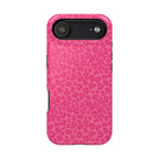 Pink Leopard Magnetic Impact-Resistant Phone Case