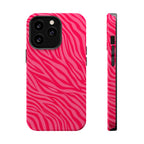 Pink Zebra Magnetic Impact-Resistant Phone Case