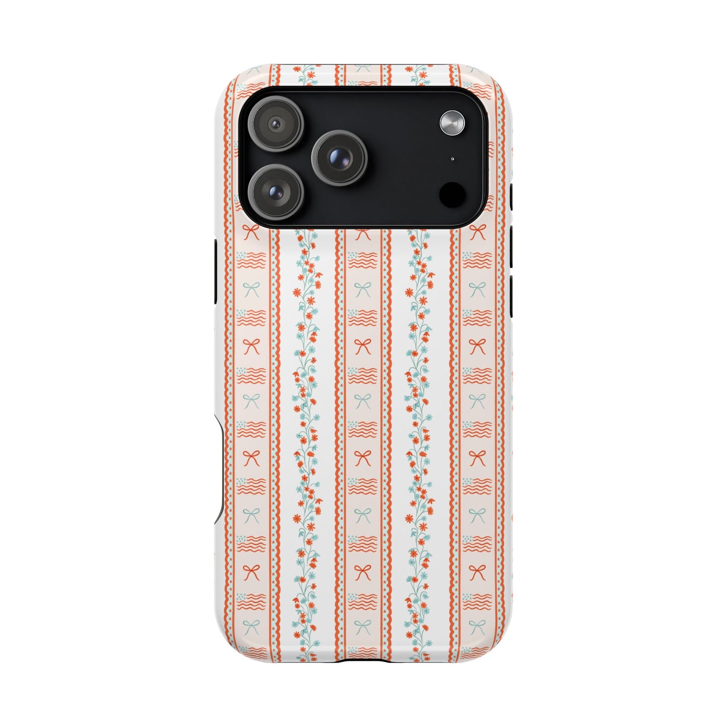 Bows & Stripes Forever Magnetic Phone Case