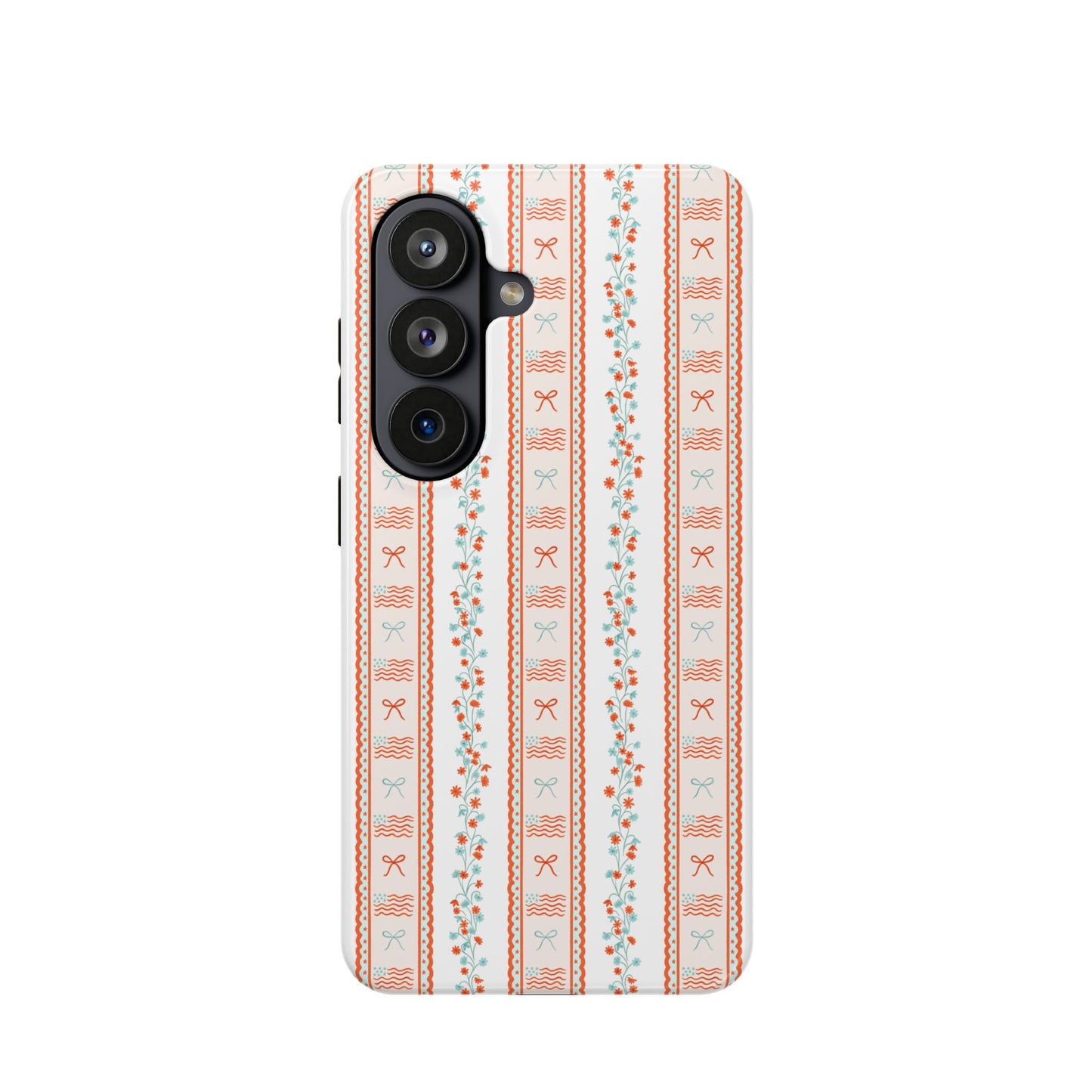 Bows & Stripes Forever Magnetic Phone Case
