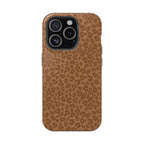 Leopard Print Magnetic Impact-Resistant Phone Case