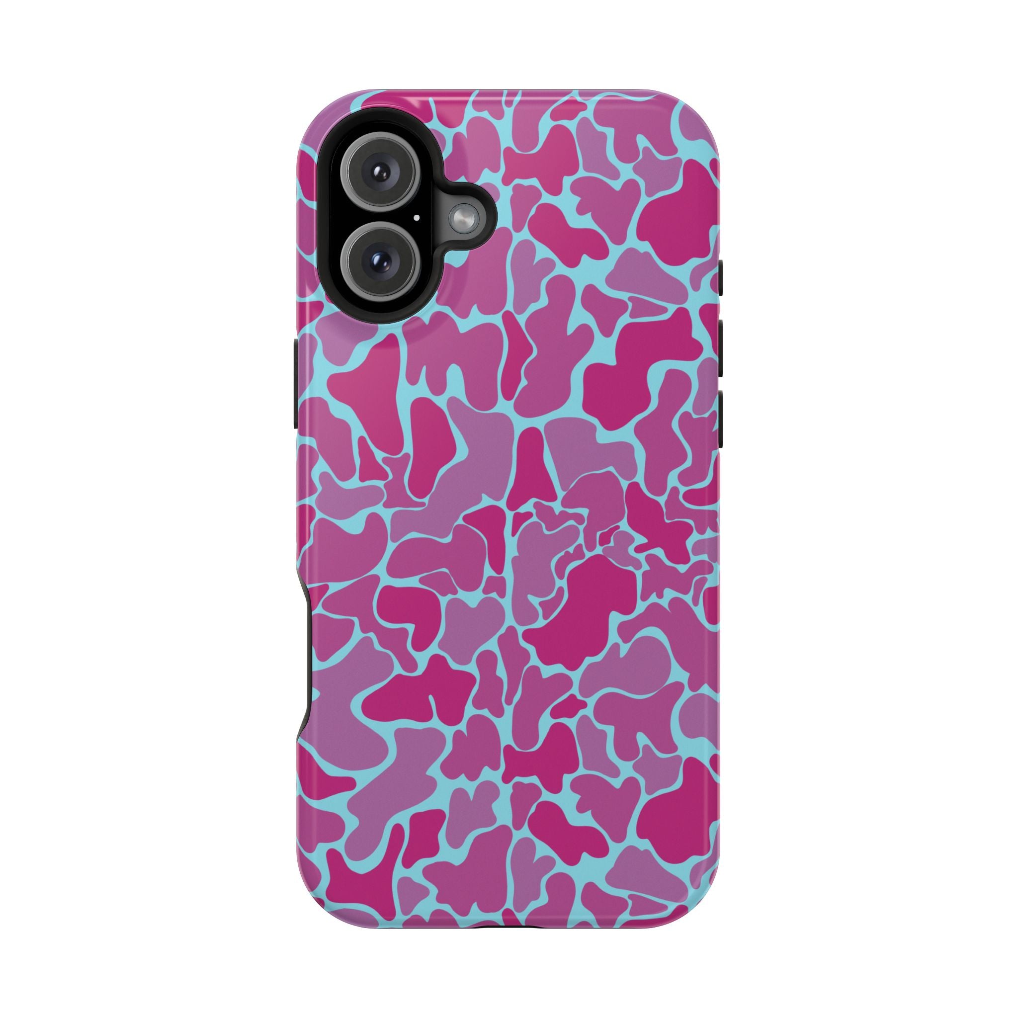 Pink Purple Camo Magnetic Impact-Resistant Case