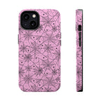 Pink Spiderweb Magnetic Impact Phone Case