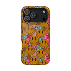 Retro Smiley Pattern Magnetic Impact-Resistant Case